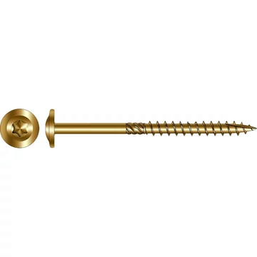 8* 180 mm-es laposfejű forgácslapcsavar, KO UC- 8180 LAPOS ….PRO-FAST,Torx-40