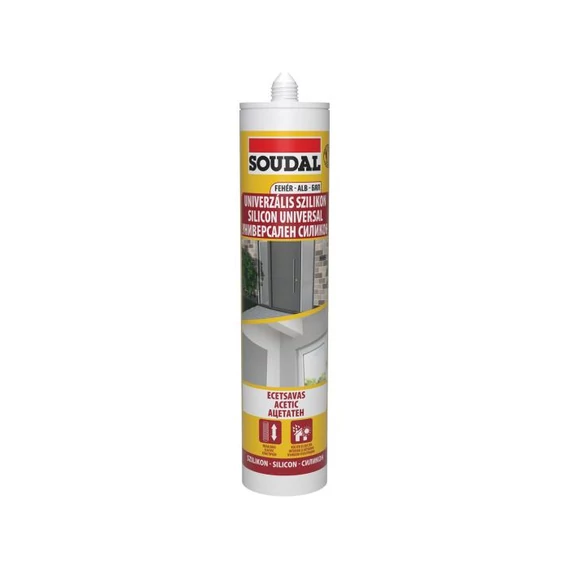 Soudal Univerzális szilikon, szürke 280ml