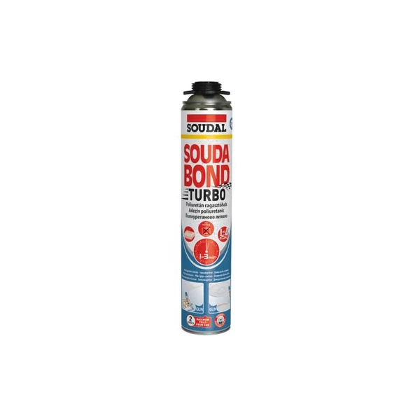 Soudabond Turbo Gun ragasztóhab 750ml HU/RO/BG (gyors)